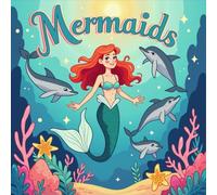 Mermaids Coloring Book for Kids Ages 2-8: Easy Outlines For Kids Simple Outline Screen Free Quiet Time Halloween Activity Calm And Engaging Activity ... For Kids Simple Outline Screen Free Quiet