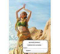 MERMAIDS PRIMARY COMPOSITION NOTEBOOK: Dotted Midline Handwriting Practice Paper for Kids | 8.5 x 11 Inches, 100 Pages | Ocean Splash Mermaid Story Journal for Pre-K to 3rd Grade