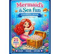 Mermaids & Sea Fun: Coloring Book