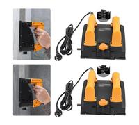 Mermajestic Fresa elettrica per calcestruzzo, 1200 W, 1000 - 4000 giri/min, fresatrice portatile con 26 lame, profondità 1-4 mm, larghezza 15 cm, piallatrice a rullo, profondità regolabile (B)
