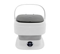 Mermajestic Lavatrice portatile da 40 W, mini lavatrice portatile da 10 l, con 3 programmi di lavaggio, design pieghevole e scolapiatti, nessuna lavatrice per biancheria intima, calze e vestiti per