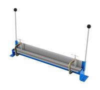 Mermajestic Macchina di piegatura manuale in acciaio, piegatrice per lamiere di metallo, fino a 1,2 mm, con angolo di piegatura 0-90° e piano di lavoro di 76 cm, con morsetti a C per officina e fai da