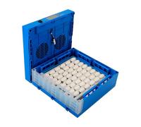 Mermajestic Macchina incubatrice completamente automatica 64 uova, incubatrice con rotazione automatica, design a temperatura costante, temperatura e umidità regolabili, Adatto agli adulti