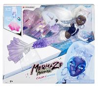 Mermaze Mermaidz Winter Waves - CRYSTABELLA - Include bambola alla moda sirena, pinna che cambia colore, coda glitterata e accessori - Età: 4+ anni