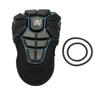 MEROCA Protettore per il torace per bici di equilibrio per bambini, guaina antiribattimento per manubrio con chiusura a strappo, custodia protettiva per scooter e sicurezza durante (Nero Blu)