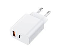 MEROM 30W Caricatore USB A e C Doppia Porta QC3.0 PD Caricabatterie Alimentatore per iPhone 16 15 14 13 12 Pro Max Plus Huawei Xiaomi Samsung Galaxy iOS Android Caricabatteria Adattatore Universale