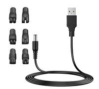 MEROM 5V USB Universale Cavo Rasoio Caricatore Alimentatore per 15V HQ8505 Philips Norelco 3000 5000 7000 9000 Caricabatteria and 12V Braun Serie 9 5 7 3 1 Meridian Manscaped Caricabatterie