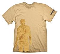 Meroncourt Uomo Nathan Drake Map Silhouette Short Sleeve T-Shirt, Beige, X-Large - [Edizione: Regno Unito]