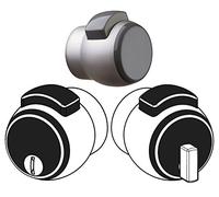 Meroni pomolo premiapri 12na argento grigio