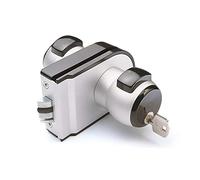 MERONI SERRATURE NGLANA Adattatore Vetro Nova, Argento