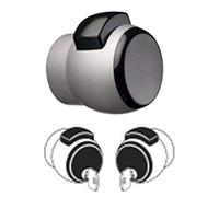 Meroni Serrature PremiApri Nova N15NESC per Ingresso, Senza Scrocco, Nero