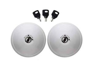 Meroni UFO3 SmartDuo Bianco - Lucchetto per furgoni sfera fissa chiusura automa