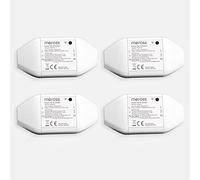 Meross 4 PCS Interruttore universale domestico intelligente WiFi, app Meross per controllo remoto. Compatibile con Alexa, Google Assistant e SmartThings per Cucina, Camera da letto, Giardino