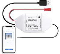 meross WiFi Apriporta Garage, Door Opener Apricancello Smart Intelligente, APP Controllo Remoto, interruttore WIFI, Compatibile con SmartThings, Alexa, Google Assistant, Nessun Hub Richiesto