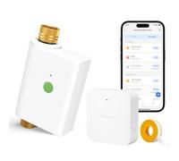 meross Centralina Irrigazione WiFi MST100 | Irrigatore Automatico & Rinvio Pioggia - da App | Controllo Remoto Esterni | Monitoraggio Consumo Acqua | Compatibile con Apple Home, Alexa e Google Home