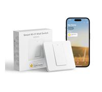 Meross Interruttore a Parete WiFi, Intelligente Smart Switch, 1 Way 1 Gang, Funzione Timer, APP Controllo Remoto, Compatibile con Apple HomeKit Siri, Alexa, Google Home, SmartThings, 2,4GHz
