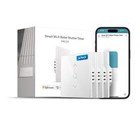 Meross Interruttore per tapparelle (è necessario un cavo neutro), set di 4 interruttori per tende da finestra compatibili con HomeKit, Alexa e Google Home, controllo vocale e telecomando