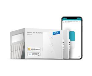 Meross Interruttore Tapparelle Avvolgibile WiFi, Interruttore Smart per Tenda, Compatibile con Apple HomeKit Siri, Amazon Alexa, Google Assistant e SmartThings, Funzione Timer e Voce, 2,4GHz, 2 Pezzi