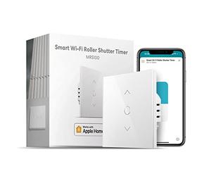 Meross Interruttore Tapparelle Avvolgibile WiFi, Interruttore WiFi per Tenda, Compatibile con Apple HomeKit Siri, Amazon Alexa, Google Assistant e SmartThings, Funzione Timer, 2.4GHz 2022 New Versione