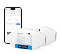 Meross Interruttore WiFi Matter, Monitoraggio Energetico, Controllo Vocale | Interruttore Smart Compatibile con Alexa, Controllo Luce e Monitoraggio, Remoto App, Matter Simple Setup (MSS), 2 pz.