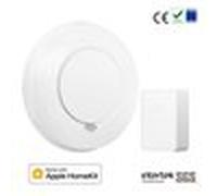 Meross KITÂ Rilevatore Fumo Smart RF + Hub Wi-Fi [EN 14604] - Apple HomeKit