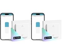 Meross Matter Interruttore WiFi Tapparelle Compatibile con Apple HomeKit Siri, Alexa, Google Assistant e SmartThings, Interruttore WiFi Smart Tapparelle(è Necessario Il Filo Neutro) (Confezione da 2)
