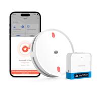 Meross Matter Rilevatore di fumo con Hub MSH450, allarme fumo WiFi smart