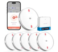 Meross Matter Rilevatore di fumo con Hub MSH450, allarme fumo WiFi smart