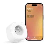 Meross Presa collegata (tipo E), 16A presa WiFi compatibile con Apple HomeKit, Amazon Alexa e Google Home, presa intelligente con controllo vocale, controllo remoto e funzione di tempo (1)