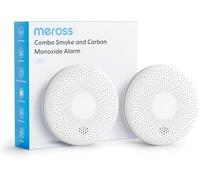 Meross Rivelatore Fumo e Monossido di Carbonio Bundle, 2 Pezzi | Con Batteria da 10 Anni, Pulsante di Test, Allarme Antincendio, Conforme agli Standard EN14604 e EN50291