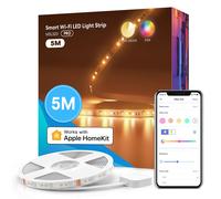 Meross Striscia LED Smart RGB 5M con HomeKit Compatibile con Apple Home Alexa e