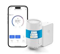 Meross Termostato intelligente per radiatore con hub, termostato per riscaldamento Wi-Fi, compatibile con HomeKit, Alexa e Google Assistant, controllo vocale, programmazione, rilevamento apertura
