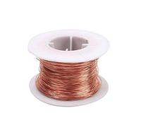 MEROURII Filo Rame Smaltato,0,8mm x 140m Bobina Rame per Induttori di Trasformatoriper Collegamento e Saldatura (250g)