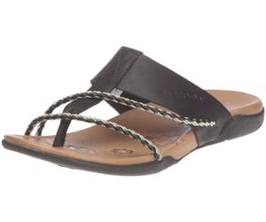 Merrell Amber J89360, Infradito Donna, Nero (Schwarz (Black)), 36