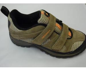 Merrell Cham 4 Vent Strap Kids, Scarpe da Arrampicata Unisex-Bambini, Noce Multicolore, 33 EU