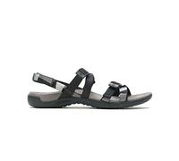 Merrell DISTRICT 3 BACKSTRAP WEB, Sandalo Sportivo Donna, BLACK, 39 EU