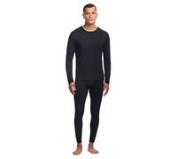 Merrell Maglia Intima da Uomo, a Maniche Lunghe, Termica, Elasticizzata in 4 direzioni, Materiale Morbido al Tatto, per Sci, Arrampicata ed Escursionismo, Colore Nero