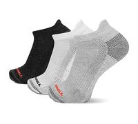 Merrell Men's And Women's Recycled Everyday Low Cut Tab Socks-3 Pair Pack-Repreve Mesh Calzini Casual, Grigio Assortiti, M-L (Pacco da 3) Unisex-Adulto