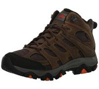 Merrell Men's Moab Vertex 2 Mid Waterproof Slip Resistant Construction Boot, Earth, 11