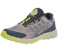 Merrell Moab Flight Low Alternative Closure Hiking Shoe, Grey/Navy/Citron, 6.5 US Unisex Big Kid
