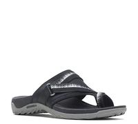 Merrell TERRAN 3 CUSH POST, Sandalo Sportivo Donna, BLACK, 38 EU