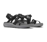 Merrell Harbor Backstrap, Sandali Donna, Nero, 35.5 EU