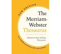 Merriam-Webster Editors Editors The Merriam-Webster Thesaurus (Tascabile)