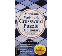 Merriam-Webster Inc. Merriam Webster's Crossword Puzzle Dictionary (Tascabile)