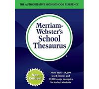 Merriam-Webster Inc. Merriam-Webster's School Thesaurus (Copertina rigida)