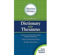 Merriam-Webster Merriam-Webster’s Dictionary and Thesaurus (Tascabile)