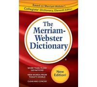 Merriam-Webster The Merriam-Webster Dictionary (Tascabile)