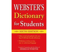 Merriam-Webster Webster's Dictionary for Students, Sixth Edition (Tascabile)