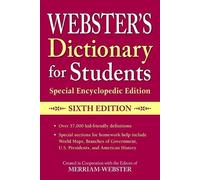 Merriam-Webster Webster's Dictionary for Students, Special Encyclope (Tascabile)
