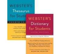 Merriam-Webster Webster's for Students Dictionary/Thesaurus Shrink-W (Tascabile)